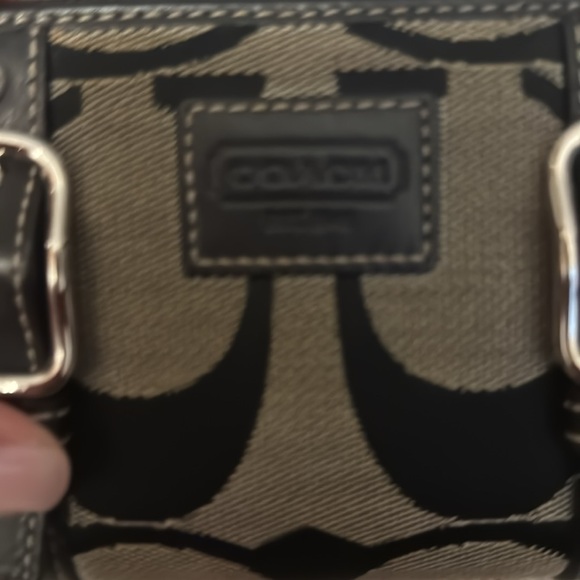 Coach Black and Grey Signature Wallet - Picture 2 of 6